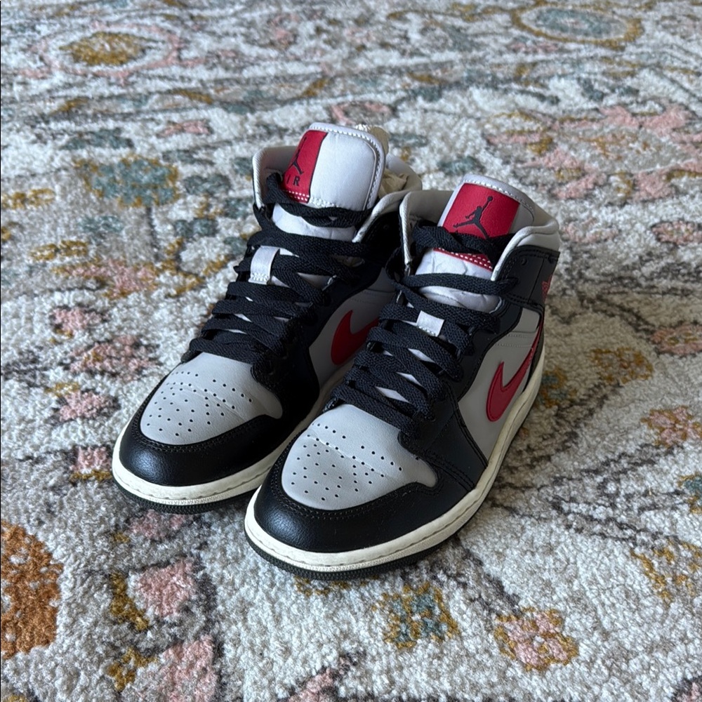 Nike Air Jordan Retro High in Red, Black, and Gray